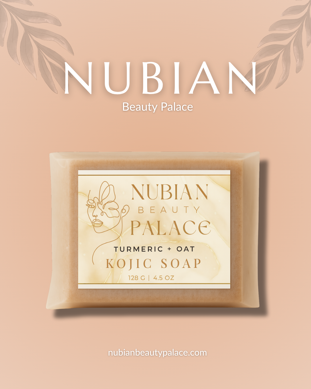 Nubian - Turmeric + Oat Kojic Soap