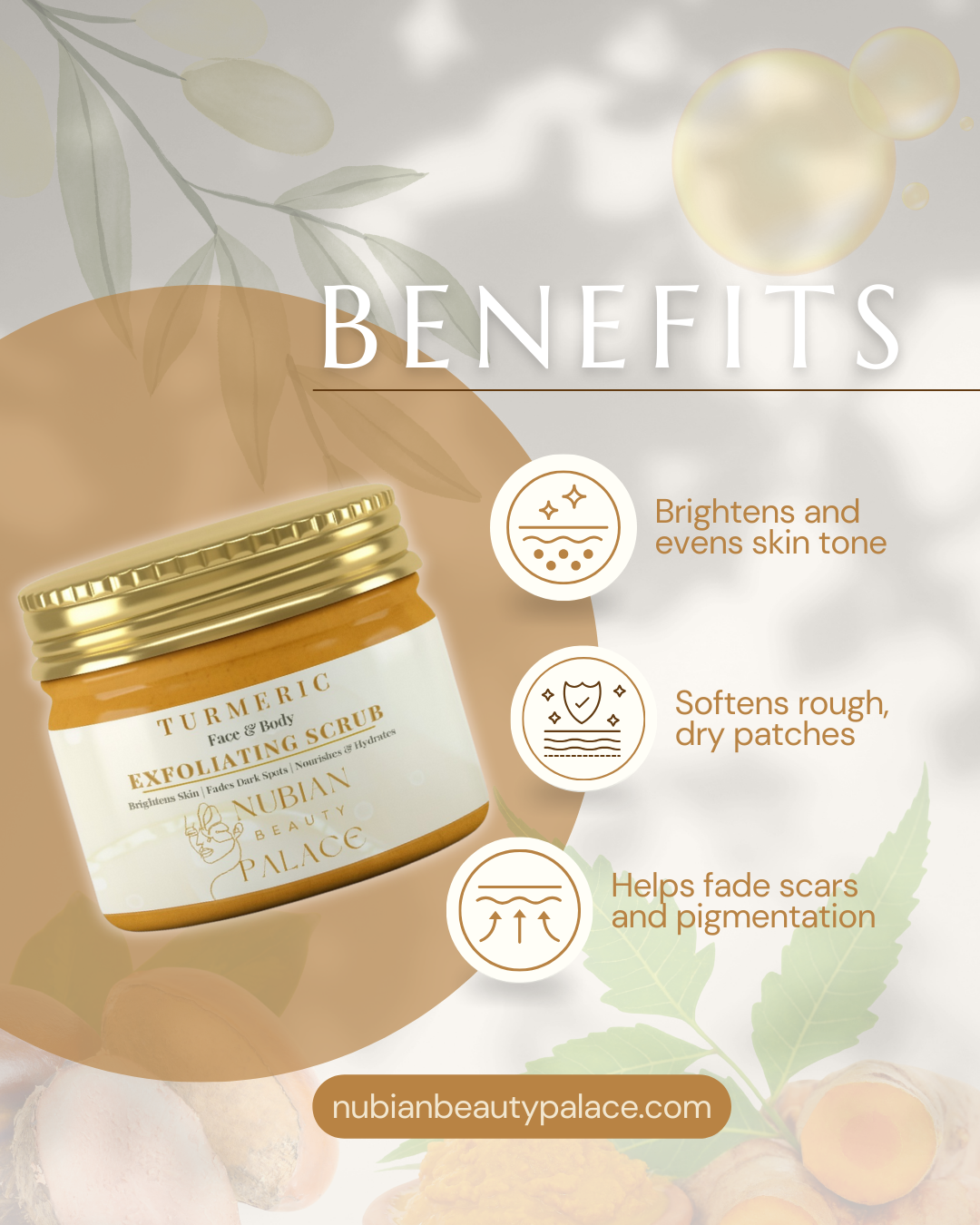 Nubian - Turmeric Exfoliating Scrub