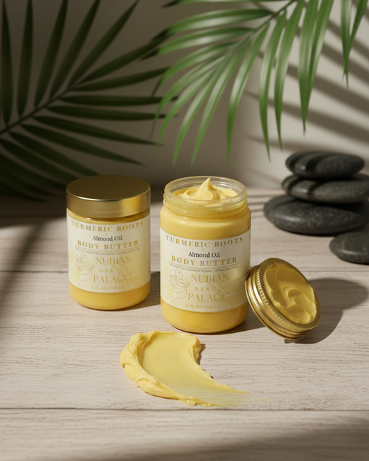 Nubian - Turmeric Roots + Almond Oil Body Butter