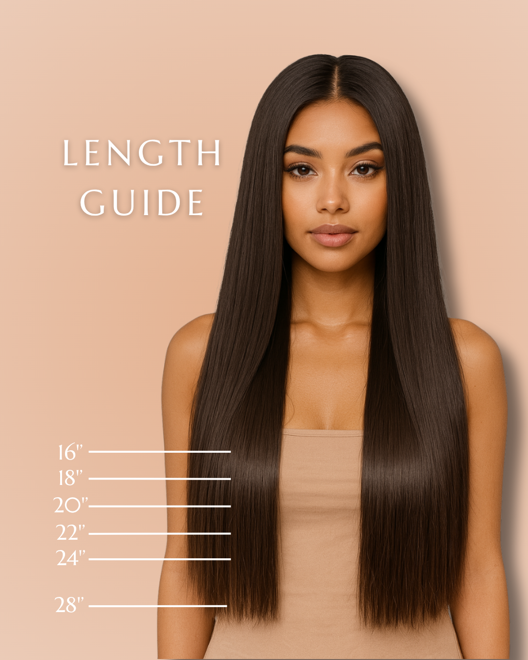 Nubian - Heiress Silk Hair Extension