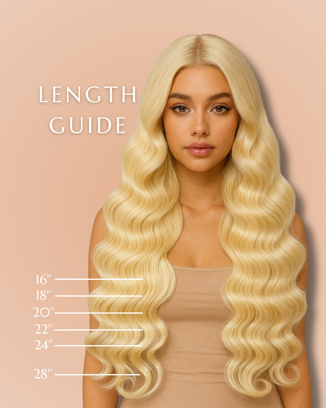 Nubian - Cashmere Body Wave S13 Hair Extension