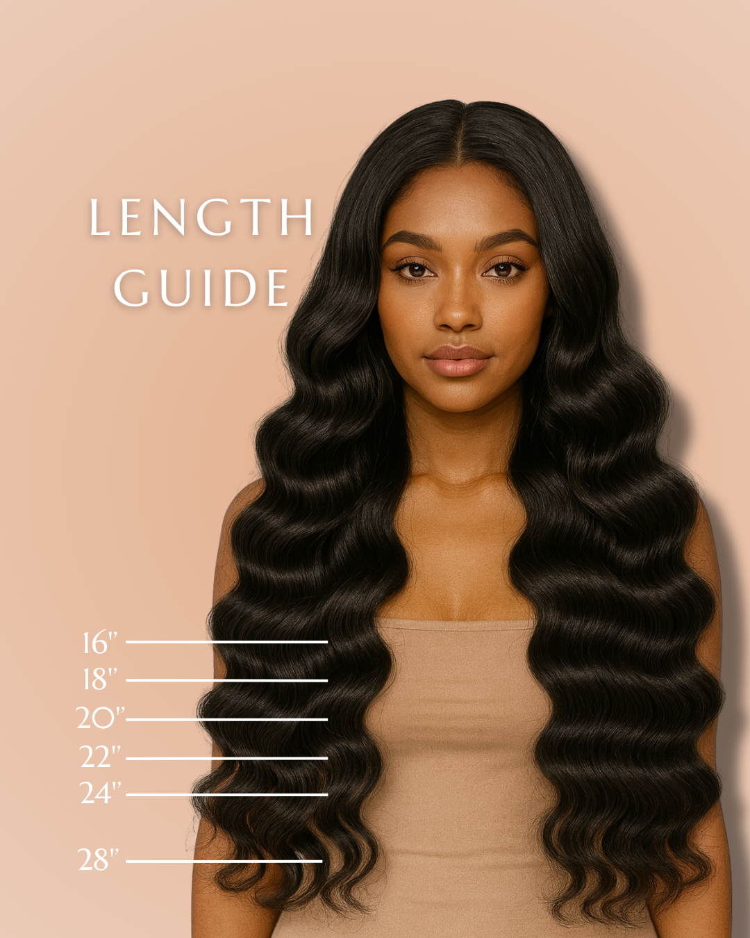 Nubian - Cashmere Body Wave Hair Extension