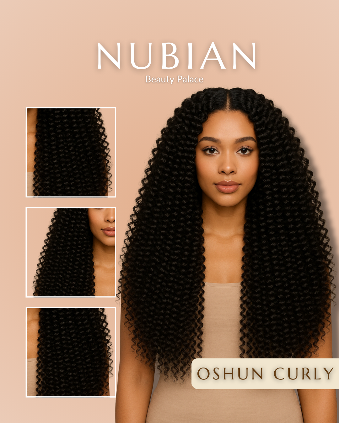 Nubian - Oshun Curly Hair Extension