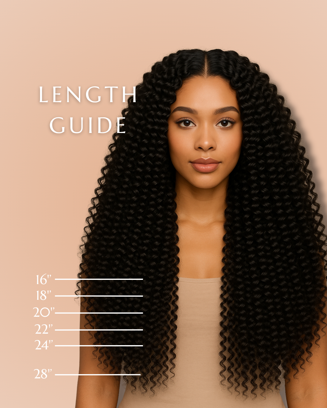 Nubian - Oshun Curly Hair Extension