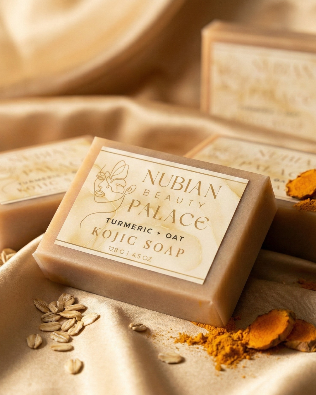 Turmeric + Oat Kojic Soap